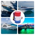thumbnail image 4 of Kit De Plomería De Bomba De Achique, Bomba De Achique Eléctrica Para Barcos DC12V A Prueba De Golpes 1100GPH Con Manguera De 1 1/8 Pulgadas Para Sótano Para RV, 4 of 7