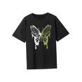 thumbnail image 4 of Camiseta para Mujer, Camiseta de Manga Corta, Camiseta Clásica Suave con Cuello Redondo para Senderismo de Vacaciones XL, 4 of 7