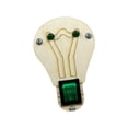 thumbnail image 3 of Milaget Busy Board Material Educational Toy with LED Light up Switch DIY Accessories green, 3 of 9