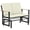 Cream White, variant on Outsunny Outdoor Glider Bench with Thick Cushions, Patio Loveseat, Cream