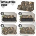 thumbnail image 6 of Xoenoiee Hunting Camo Print Recliner Cover, 8-Pieces Stretch Reclining Couch Covers with Pockets Reclining Sofa Slipcovers 3 Seater Soft Washable Furniture Protector for Dogs Cats, 6 of 7