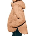 thumbnail image 4 of Turilly Women's Pullover Puffer Jackets Winter Warm Hoodie Padded Coats Quilted Sleeve Uniform Solid Color Casual Outerwear with Pocket, 4 of 6
