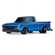 Traxxas 940764BLU 1-10 Drag Slash Brushless Truck RTR for 1967 Chevrolet C10 - Blue