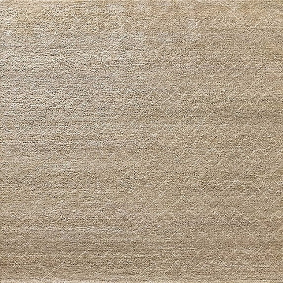 Ahgly Company Indoor Square Mid-Century Modern Brown Solid Area Rugs, 7' Square