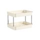 thumbnail image 1 of Conjunto de Mesa de Comedor Estante de Almacenamiento de Taza de Doble Nivel 32.5x31x22cm Organizador Superior de Mesa para Tazas de Té Y Café Mesa de Café con Almacenamiento, 1 of 6
