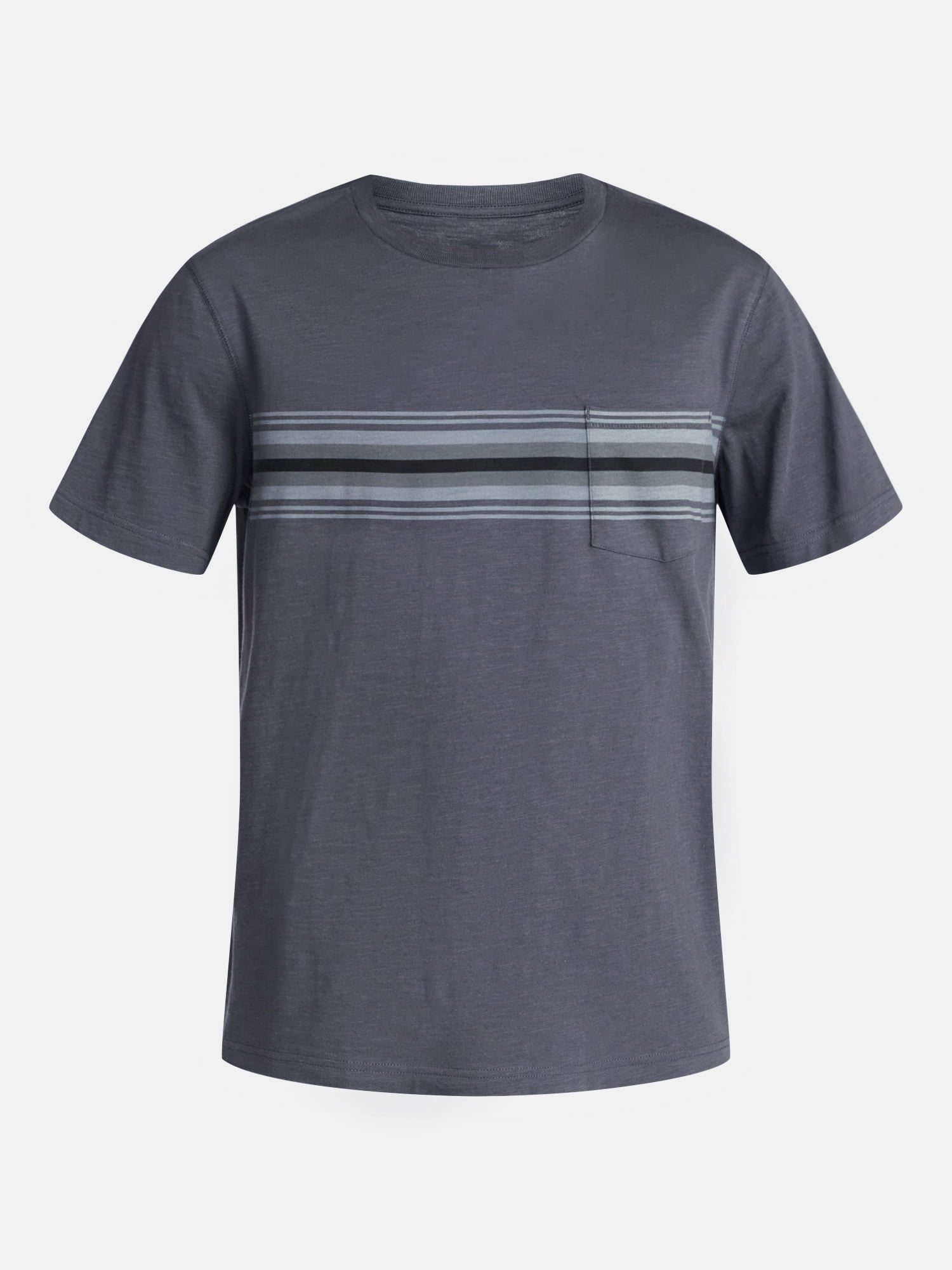 George Men's and Big Men's Slub Pocket Tee with Short Sleeves, Size XS-3XL