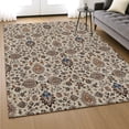 thumbnail image 6 of Addison Rugs Mayfield Premium Machine Washable Traditional Global Beige Rectangle Rug, 10' x 14', 6 of 6
