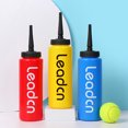 thumbnail image 2 of Opolski 1L Sports Water Bottle with Long Straw Letters Design Large Capacity Leak-proof Baseball Hockey Gym Squeeze Water Bottle Blue, 2 of 7