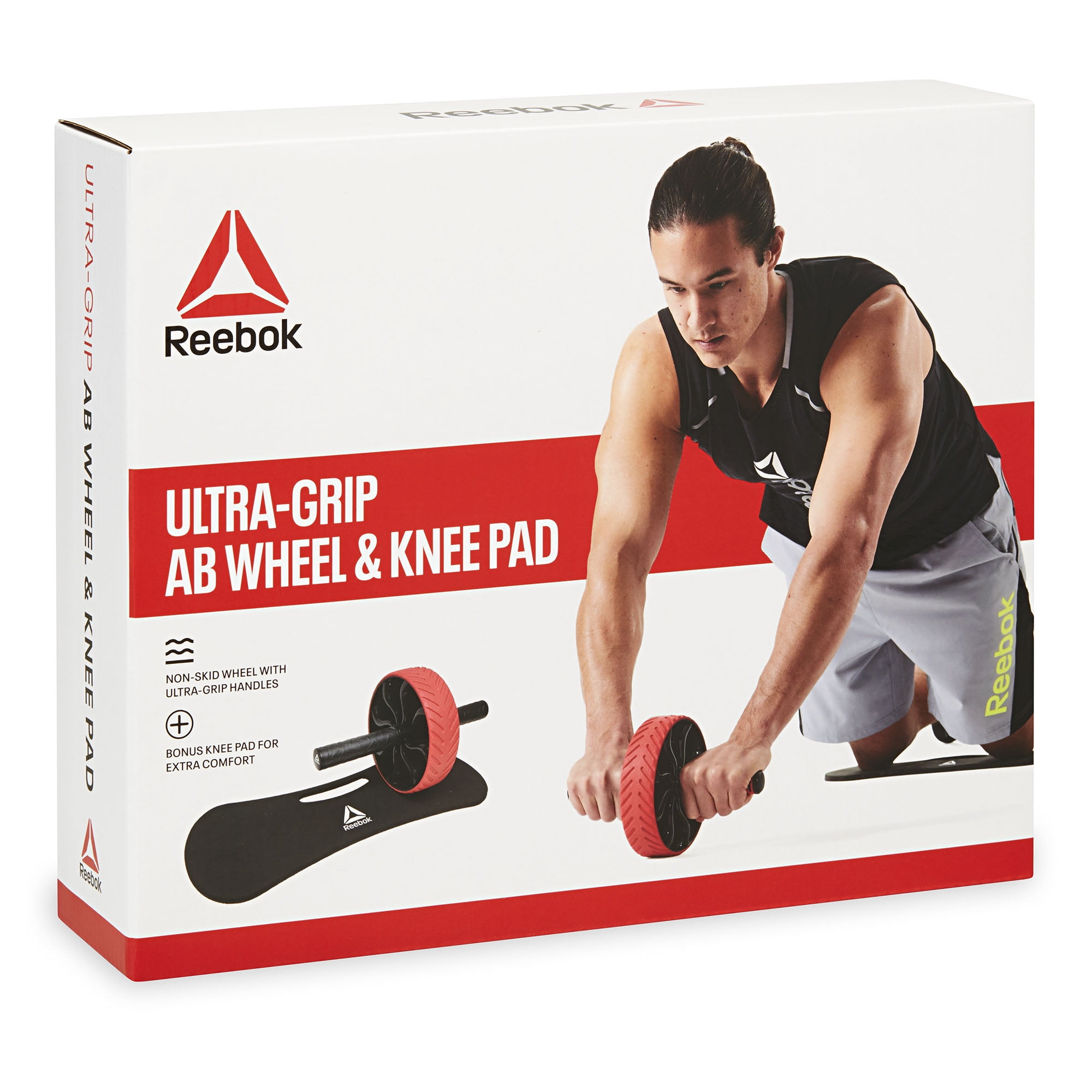 Reebok Ultra-Grip Ab Wheel Knee Pad - Walmart.com