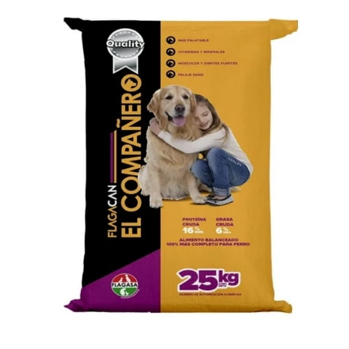 Alimento Para Perro El Compañero De 25 Kg.