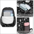 thumbnail image 4 of Cat and Skull Gothic Pattern 17" School Backpacks for Teens,Waterproof Oxford Fabric,S-Shape Padded Straps for School,Travel,Hiking,Camping, 4 of 6