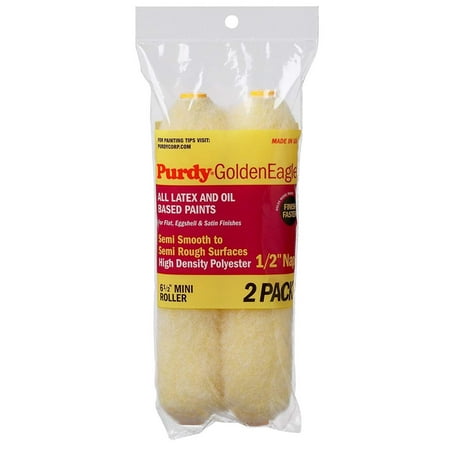 Drywall Finishing Prices - 140605063 Wire Mini Roller Replacements Golden Eagle, 2 pack, 6-1/2 inch x 1/2 inch nap, Use for textured, sand-finished plaster and drywall, light stucco,.., By Purdy