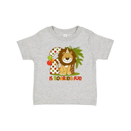 

Inktastic Cute Lion 2nd Birthday Gift Baby Boy T-Shirt