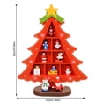 thumbnail image 4 of Wosthever de decoración de árbol de Navidad adorno de muñeca escritorio centro de decoración Metal artesanía granja decorativa Kits de decoración para fiestas Rojo METRO, 4 of 6