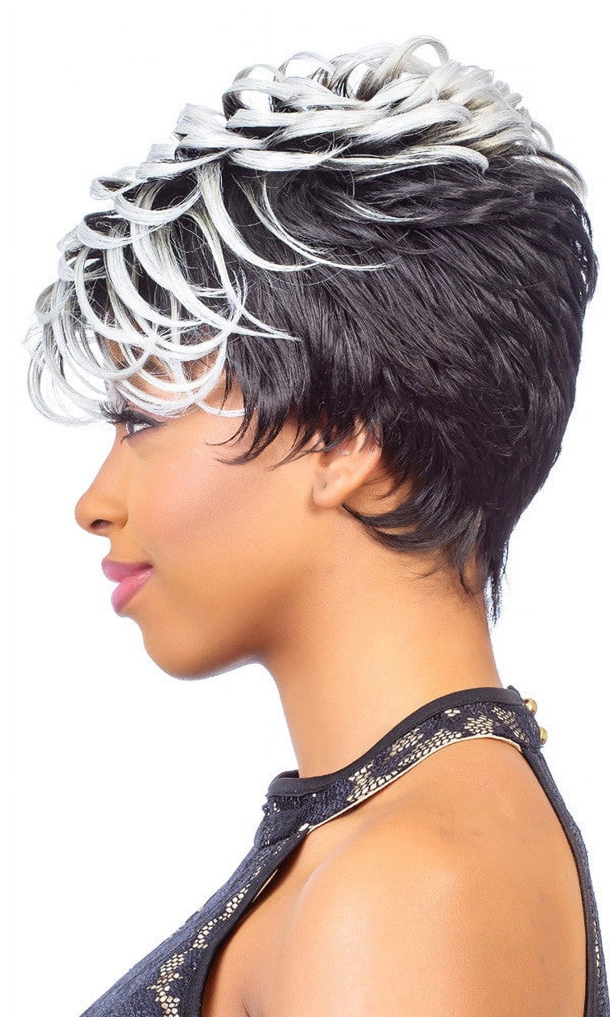 Diana Bohemian Wig Synthetic 100% Futura Short Boycut Pixie Style - VERSACE (TT1B/99J)