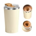 thumbnail image 5 of Opvise Automatic Self-Stirring Coffee Cup - Premium 316 Stainless Steel, 400ml Electric Mug with 7000 RPM Magnetic Stirring, USB Rechargeable & 360° Leak-Proof Design for Hot/Cold Beverages, 5 of 7