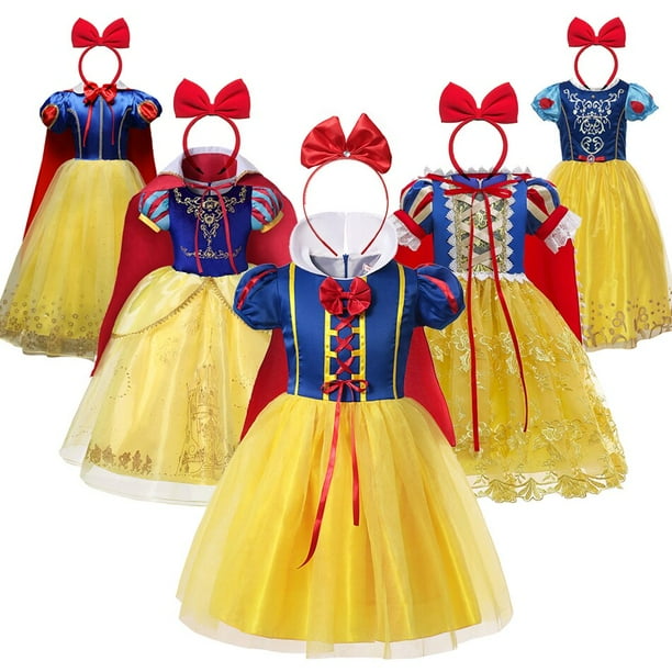 Vestido de blancanieves para niña best sale