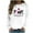 White, variant on Pink Breast Cancer T Shirts for Women Inspirational Letter Print Cancer Awareness Tops Comfy Long Sleeve Drop Shoulder Pullovers Fall Casual Holiday Tees White XXL