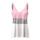 thumbnail image 4 of Gibobby Top informal Sexy para mujer, camiseta sin mangas con cuello en V, chaleco estampado, camiseta tipo túnica, camisetas sin mangas, Top de(Rosa,XG), 4 of 5