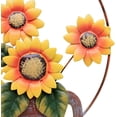 thumbnail image 6 of Vintage Metal Welcome Sign Hanging Sunflower Watering Can Design Froot Door Hanging Decor Indoor Outdoor, 6 of 8