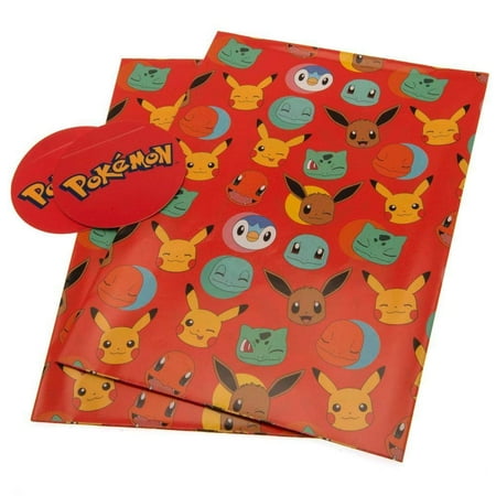 Danilo Promotions LTD PresNok Pokemon Gift Wrap Official Merchandise