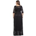thumbnail image 4 of Women's Round Neck Lace Party Gown4XL, 4 of 5