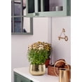 thumbnail image 6 of Serene Spaces Living 4.5" Gold Metal Bowl Vase, 6 of 6
