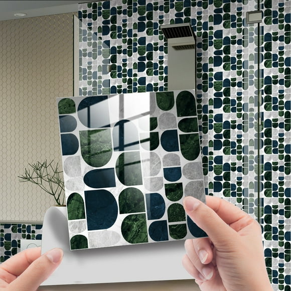 Imitation marble crystal grain film tile sticker home decoration sticker floor sticker wall sticker 20*20cm*10pcs
