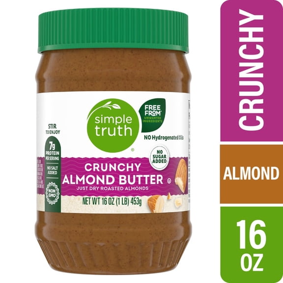 Simple Truth Almond Butter Crunchy 16 oz
