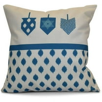 Simply Daisy Dreidels Geometric Print Outdoor Pillow