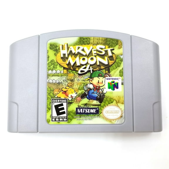 N64 Game Harvest Moon 64 Games Cartridge Card for 64 N64 Console (US Version)
