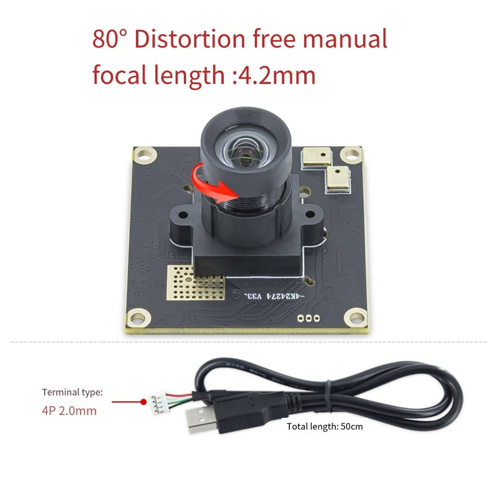 8MP USB Camera Module with IMX274 Sensoring and Digital Microphone Webcam Module For Home Office and Live Streaming