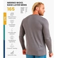 thumbnail image 3 of 𝗕𝗥𝗘𝗔𝗧𝗛𝗔𝗕𝗟𝗘 Merino.tech Men’s Lightweight Merino Wool Thermal Long Sleeve Shirt with Hiking Socks, 3 of 10