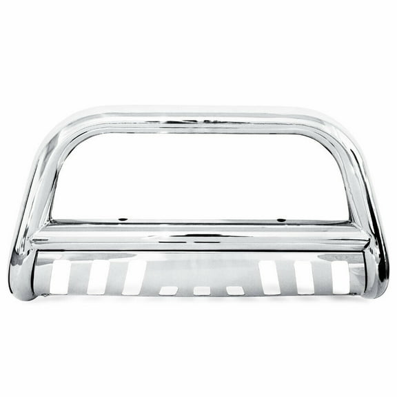 DAMAIJOY 3" Stainless Steel Bull Bar Bumper Guard for Ford for Expedition 2003-2017 for F150 2004-2020,for Lincoln for Mark LT 2006-2008 for Navigator 2003-2014 1pc Front Silver Tubular-Style
