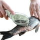 thumbnail image 1 of Escalador de pescado, removedor rápido de escamas de pescado, herramienta para descalcificar pescado, cepillo para la piel, raspador de limpieza, verde, 1 of 5