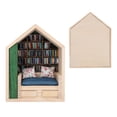 thumbnail image 1 of Anxiety Bookshelf, Handcrafted Decompression Stress Reliever Miniature Bookshelf Delicate Craftsmanship with Books for Children, 1 of 7