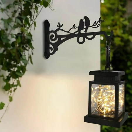 

Multipurpose Hanging Brackets Outdoor Indoor Heavy Duty Solid Steel Hangers Wall Mounted Hooks For Garden Flower Light Bird Feeder