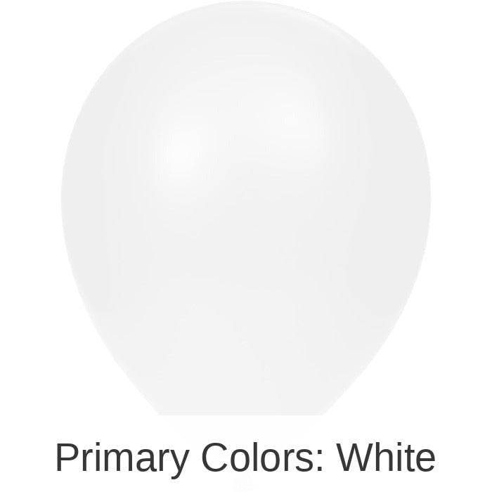 180/Case Bulk White Latex Balloons
