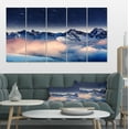 thumbnail image 1 of Milky Way Over Frosted Mountains - Impression sur Toile Paysage, 1 of 3