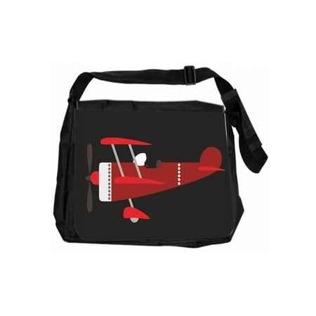 Helicopter Cross - Red Helicopter Cross Body Shoulder Messenger Laptop Bag