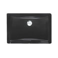 thumbnail image 1 of 20 inch Rectangular Black Ceramic vanity / vessel bathroom Sink - undermount, 1 of 1