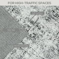 thumbnail image 4 of HOMCOM Area Rug 6x9, Modern Abstract Washable Rug for Living Room, Grey, 4 of 10