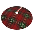 thumbnail image 2 of Faldas para árbol de Navidad a cuadros de 30 pulgadas, gruesas, para decoración navideña de invierno, para árbol de Navidad, 2 of 8
