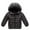 Black, variant on MuZeFu Warm Clothes for Children Winter Child Kids Color Hoodie Zipper Keep Warm Jacket Clothes