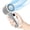 White, variant on Handheld Turbo Fan with Ice Cooler, Transparent Design, Dual Airflow, 5000mAh Rechargeable Battery, 6-Speed