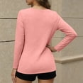 thumbnail image 5 of Oplxuo Long Sleeve Tops for Women Basic Solid Square Neck Versatile Loose T-Shirts Dressy Business Casual Blouses, 5 of 7