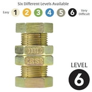 BePuzzled، Nutcase Hanayama Metal Brainteaser Puzzle المستوى 6 الأعمار 12+