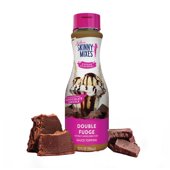 Jordan's Skinny Mixes, Double Fudge Sauce, Zero Calories,12 fl oz