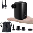thumbnail image 1 of Portable Air Pump, Electric Air Mattress Pump For Inflatables With 3000mah Battery, Mini Inflator Pump With 4 Nozzles, Usb Rechargeable Quick To Infla, 1 of 5