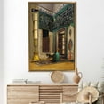 thumbnail image 5 of Islamic Canvas Art, Quran Artwork, Turkish Art, Atik Valide Mosque, Reproduction Canvas Art, Osman Hamdi Bey Canvas, Osman Hamdi Artwork, Canvas Wall Decor - Gold Framed, 5 of 6